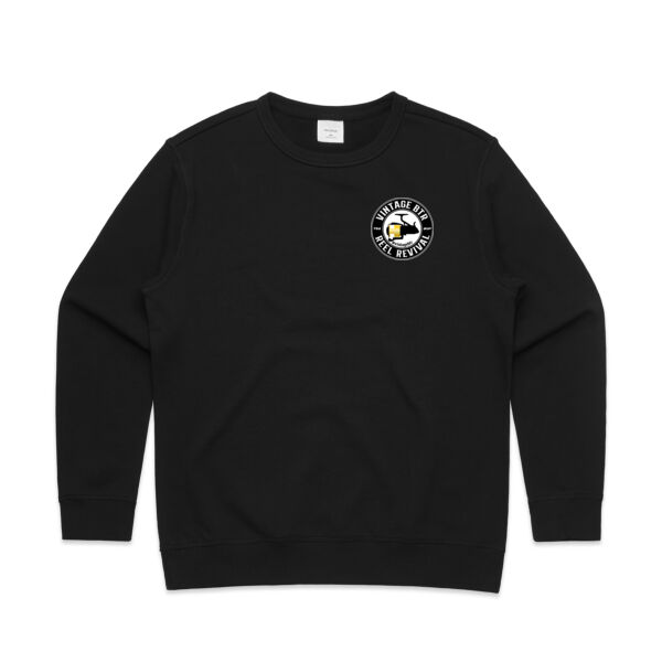 Vintage BTR Gold - AS Colour Womens Premium Crew Thumbnail