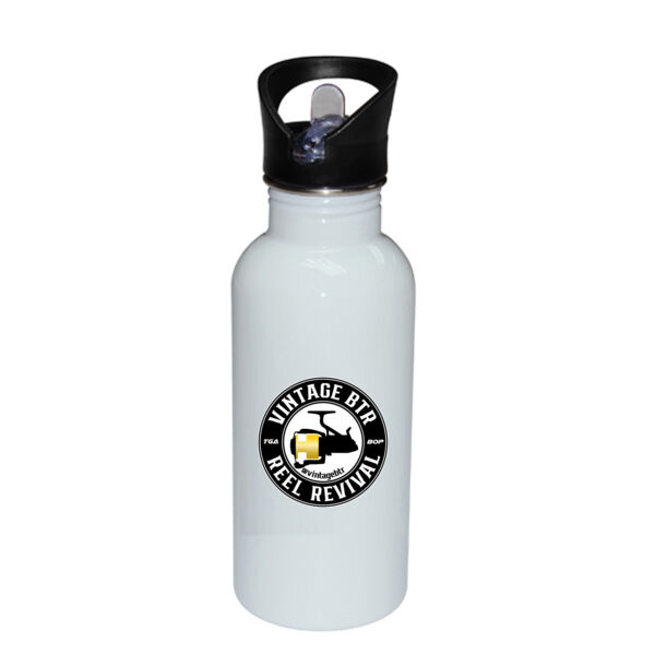 Vintage BTR Gold - Stainless Bottle with Straw Top Thumbnail