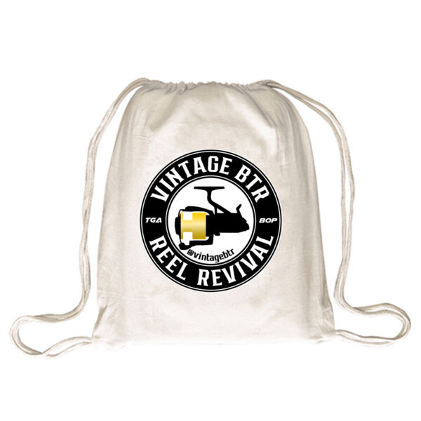 Vintage BTR Gold - Drawstring Backpack Thumbnail